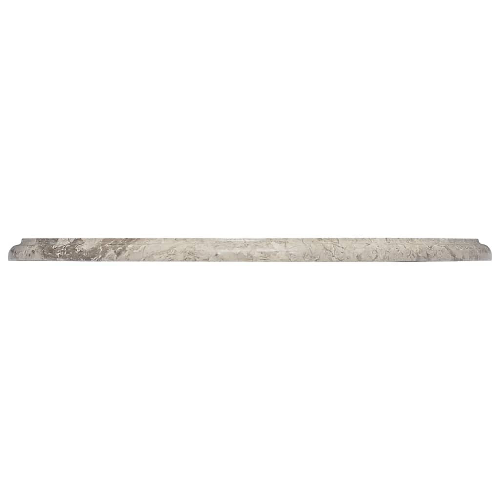 vidaXL Marble Table Top, 50 cm Diameter, Grey - Image 24 of 24