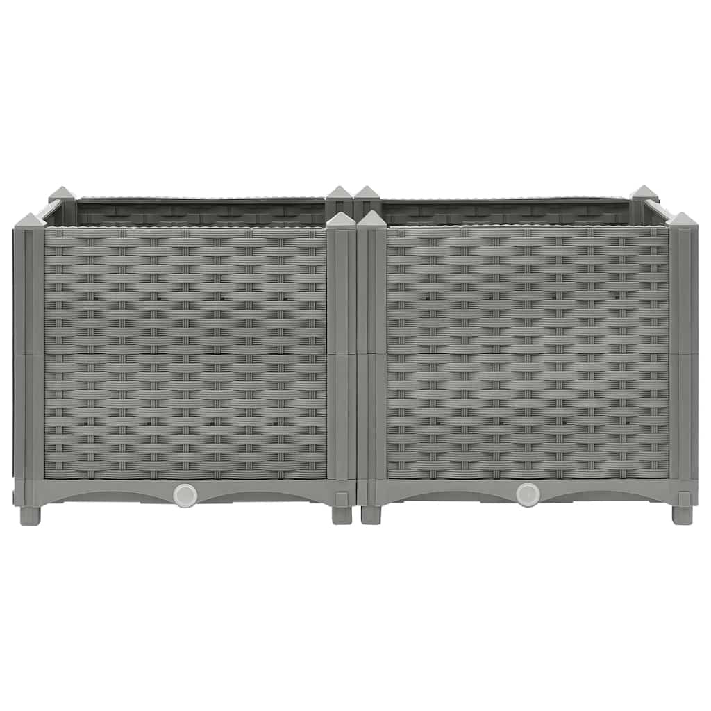 Fioriera Rialzata 80×40×38 cm in Polipropilene - Image 4 of 60