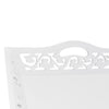 Tavolino Laterale con Vassoio Removibile Altezza 72,5 cm Bianco - Image 6 of 19