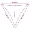 Parasole a Vela in Tessuto Oxford 6×6×6 m Verde Scuro - Image 35 of 56