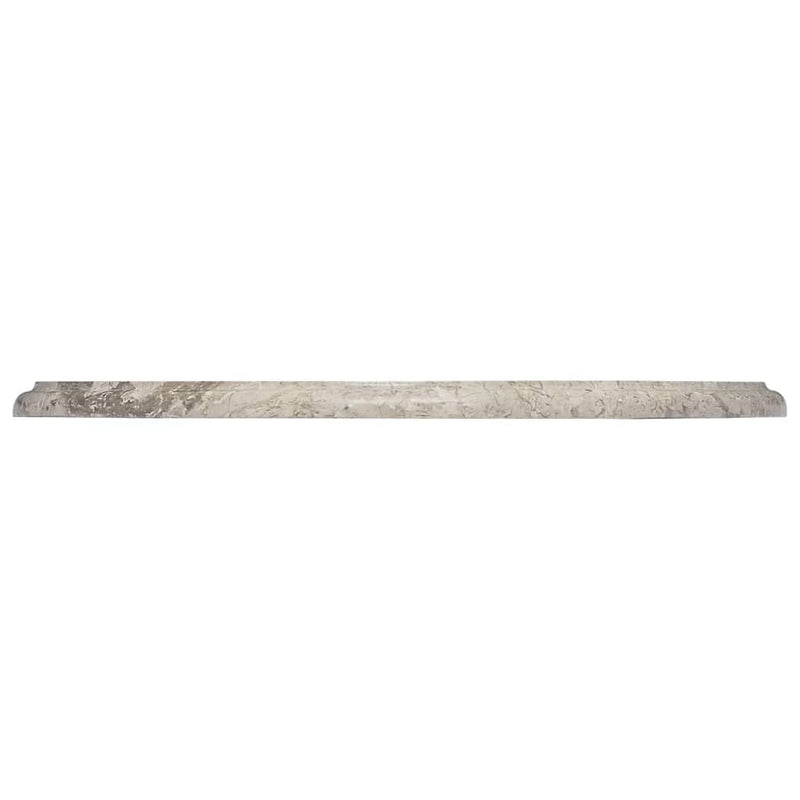 vidaXL Marble Table Top, 50 cm Diameter, Grey - Image 7 of 24