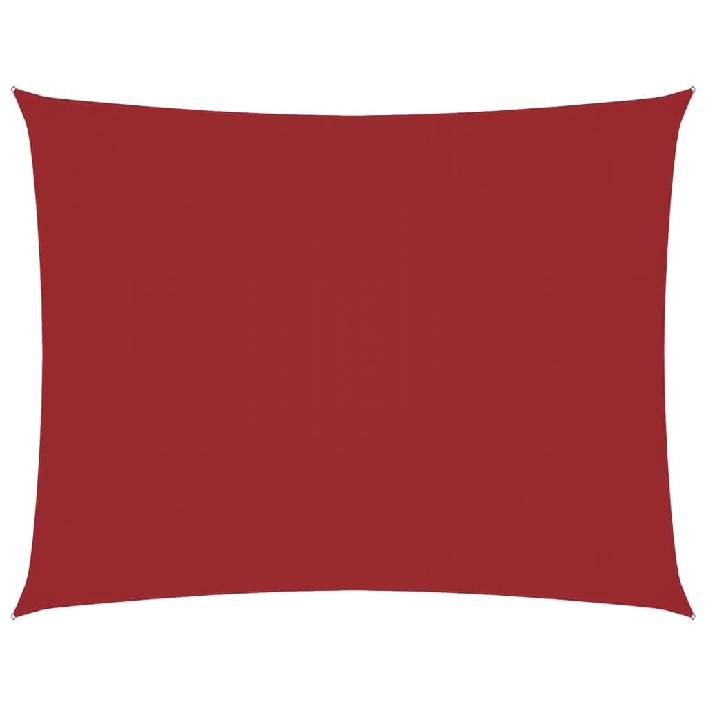 Parasole a Vela Rettangolare Tessuto Oxford 5×7m Rosso - Image 5 of 58