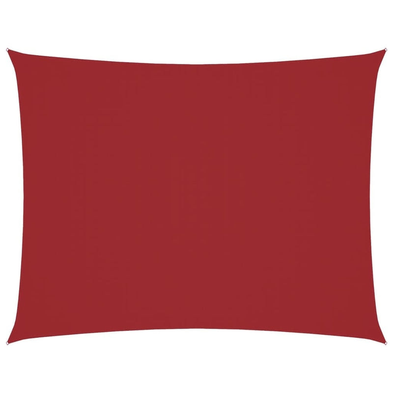 Parasole a Vela Rettangolare Tessuto Oxford 5×7m Rosso - Image 5 of 58