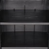 vidaXL Garden Storage Cabinet Black 65x45x172 cm PP Rattan - Image 39 of 89