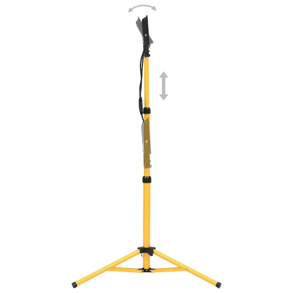 Faretto a LED con Treppiede 2×50 W, 7000 lm, Altezza Regolabile (79-172,5) cm, Nero/Giallo - Image 17 of 34