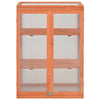 vidaXL Invernadero de Madera Maciza y Policarbonato 75x47x109 cm Marrón - Image 3 of 58