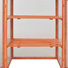 vidaXL Invernadero de Madera Maciza y Policarbonato 75x47x109 cm Marrón - Image 19 of 58