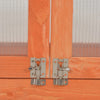 vidaXL Invernadero de Madera Maciza y Policarbonato 75x47x109 cm Marrón - Image 22 of 58