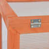 vidaXL Invernadero de Madera Maciza y Policarbonato 75x47x109 cm Marrón - Image 24 of 58