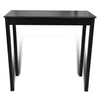 vidaXL Bar Table Set with 4 Stools, MDF/Wood, 115 x 55 x 107 cm, Black - Image 5 of 32