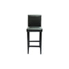 vidaXL Bar Table Set with 4 Stools, MDF/Wood, 115 x 55 x 107 cm, Black - Image 10 of 32