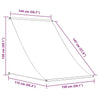 Tenda da Sole Retrattile in Acciaio e Poliestere 150×150 cm Blu e Bianco - Image 12 of 47