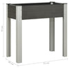 Fioriera Rialzata da Giardino in WPC 75×40×75 cm Grigio - Image 7 of 20
