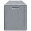 vidaXL Garden Storage Box, Polypropylene, 270 L, 118.5x44.5x51 cm, Grey - Image 23 of 39