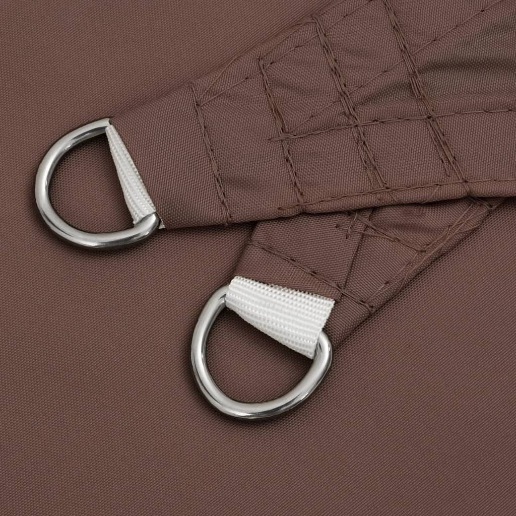 Parasole a Vela Rettangolare in Tessuto Oxford Rivestito PU 3,5×5 m Marrone - Image 9 of 19