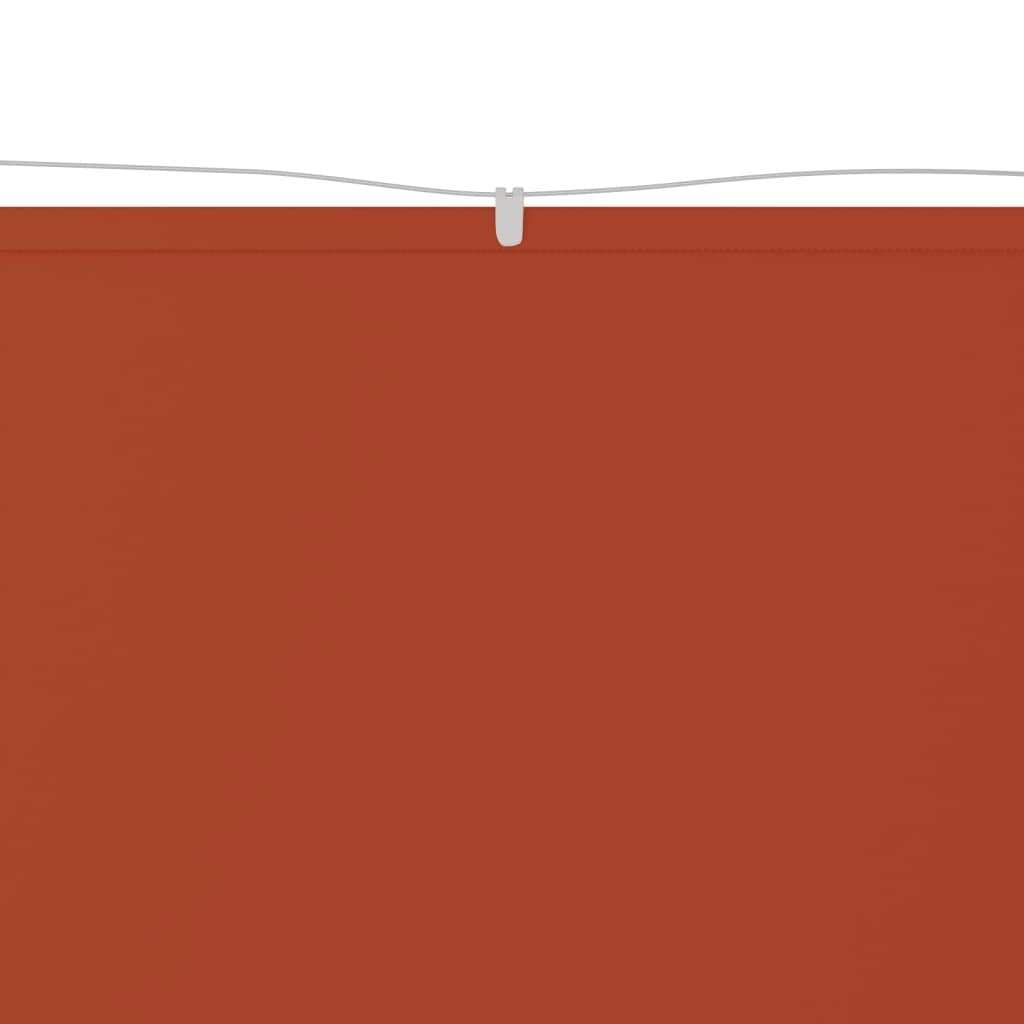 vidaXL Paravientos Vertical de Tejido Oxford 140 x 420 cm Terracota - Image 15 of 250