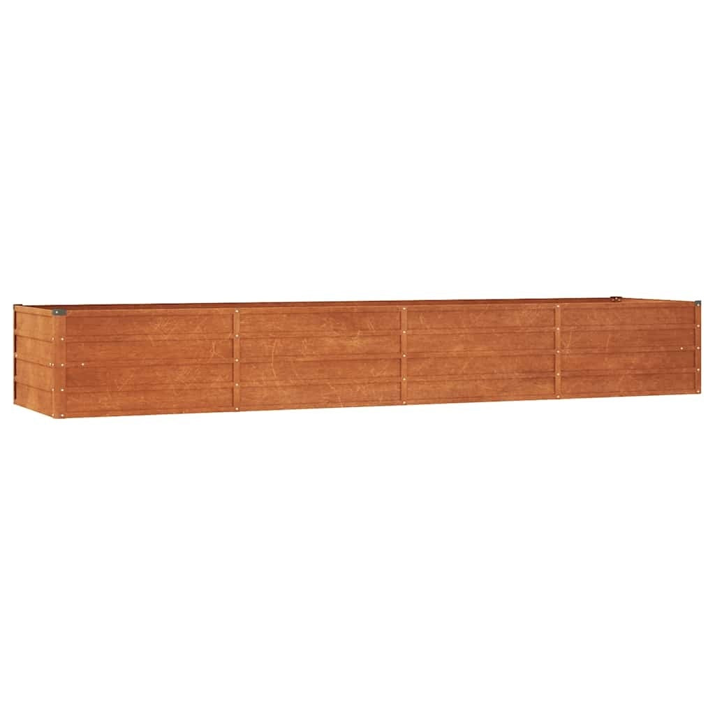 vidaXL Jardinera Elevada de Jardín Acero Corten 320x80x45 cm Óxido - Image 18 of 37