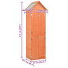 Capanno per Attrezzi in Legno 71×60×213 cm Marrone - Image 24 of 28