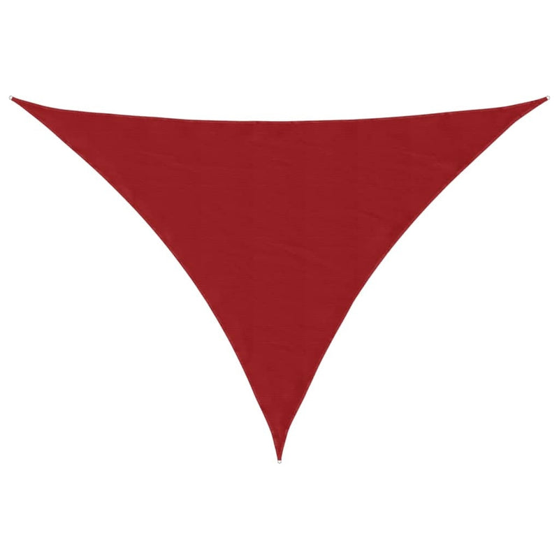 Parasole a Vela in Tessuto Oxford 4×5×5 m Rosso - Image 5 of 26