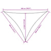Parasole a Vela in Tessuto Oxford 4×5×5 m Rosso - Image 24 of 26