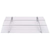 vidaXL Door Awning, 3 mm Polycarbonate, 120x90 cm, Silver and Transparent - Image 124 of 250