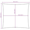 Vela Parasole Quadrata in Tessuto Oxford Rivestito PU 3×3 m Antracite - Image 20 of 23