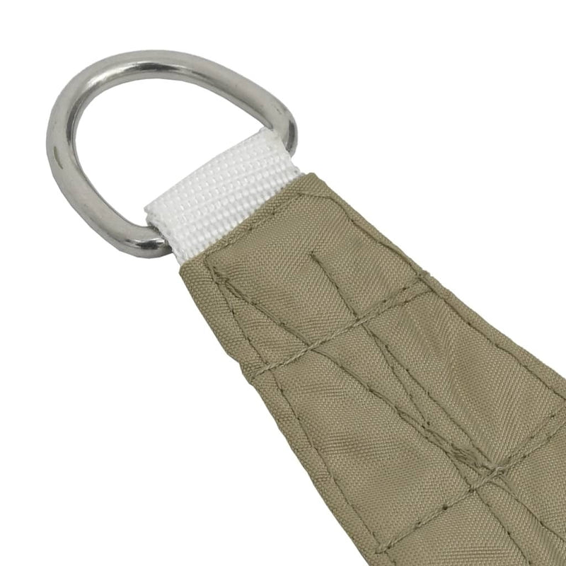 Parasole a Vela in Tela Oxford a Trapezio 2/4×3 m Beige - Image 6 of 20