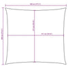 Parasole a Vela Quadrato in Tessuto Oxford 4,5×4,5 m Verde Scuro - Image 37 of 41