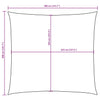 Vela Parasole Quadrata Tessuto Oxford 3,6×3,6 m Blu - Image 33 of 44