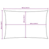 Parasole a Vela Tessuto Oxford Rettangolare 5×7m Tortora - Image 19 of 24