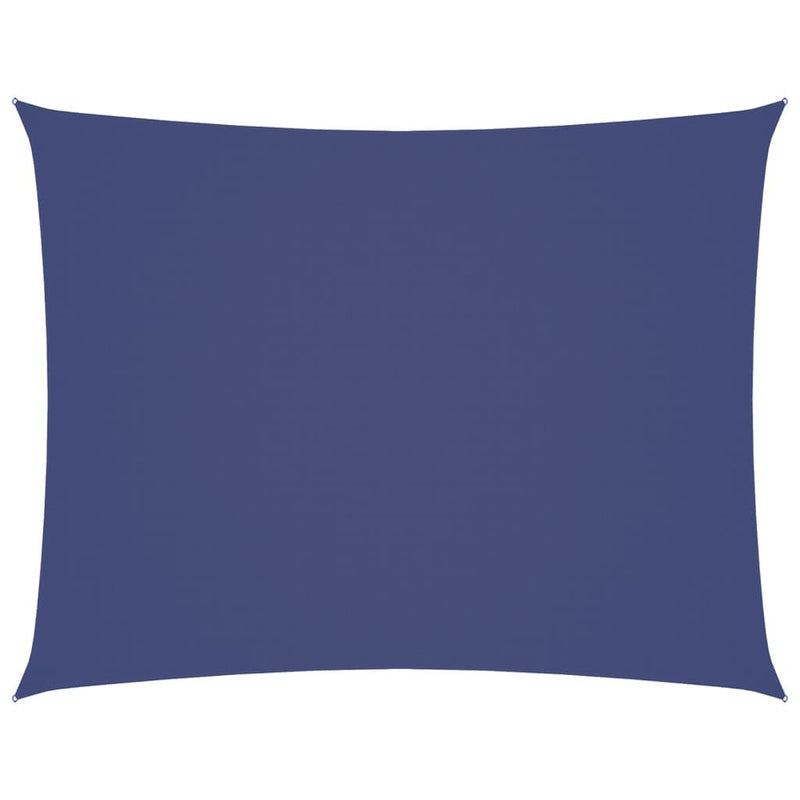 Parasole a Vela Rettangolare in Oxford Rivestito in PU 4×6 m Blu - Image 22 of 58