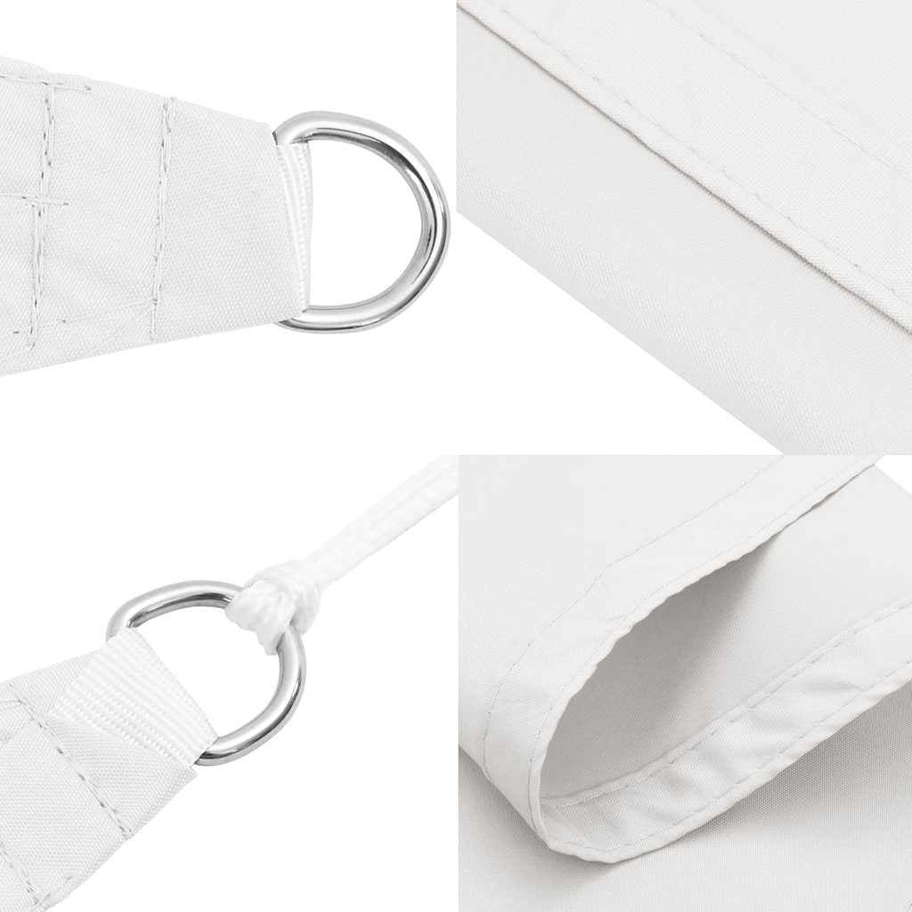Parasole a Vela Quadrata in Tela Oxford 6×6 m Bianco - Image 9 of 21