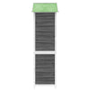 Rimessa da Giardino Legno Massello Pino 120×53,5×170 cm Grigia - Image 11 of 22