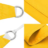Parasole a Vela in Tessuto Oxford Rivestito PU Quadrato 6×6 m Giallo - Image 11 of 26