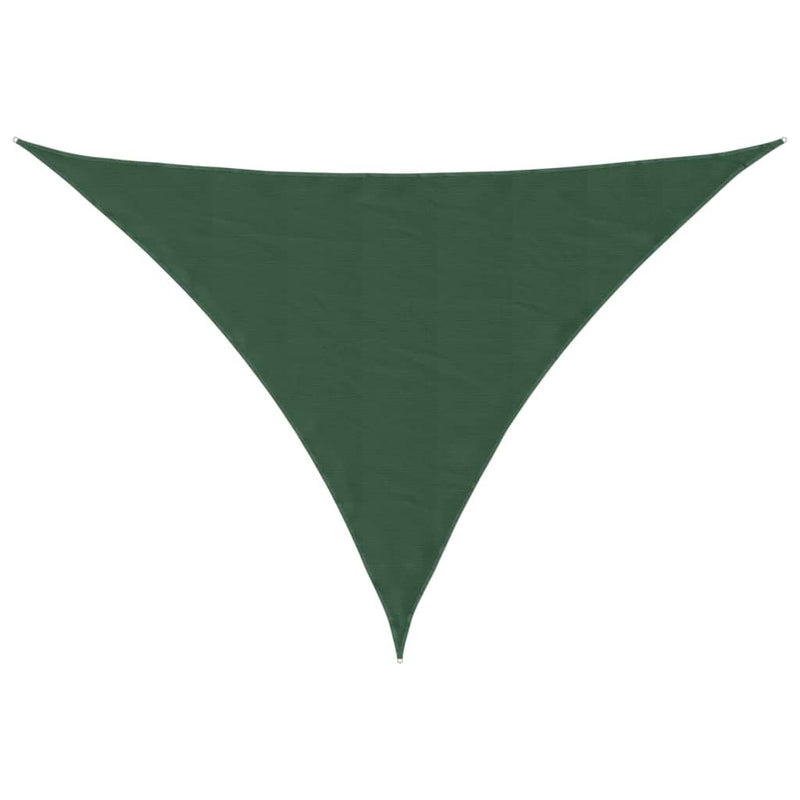 Parasole a Vela Oxford Triangolare 4×5×5 m Verde Scuro - Image 5 of 29