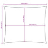 Parasole a Vela Oxford Rettangolare 2×2,5 m Blu - Image 21 of 23