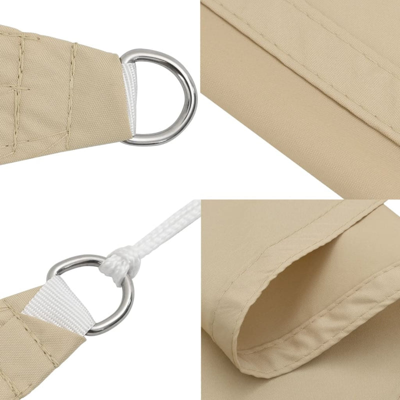 Parasole a Vela Oxford Rettangolare 3,5×5 m Antracite con Tessuto Rivestito in PU - Image 65 of 126