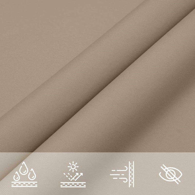 Parasole a Vela Oxford Rettangolare Tessuto PU 2,5×4,5 m Talpa - Image 18 of 36