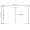 Parasole a Vela Oxford Rettangolare 6×8 m Antracite - Image 18 of 19