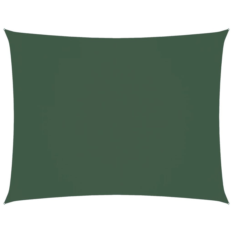 Parasole a Vela Oxford 3,5×5 m Rettangolare Verde Scuro - Image 6 of 40