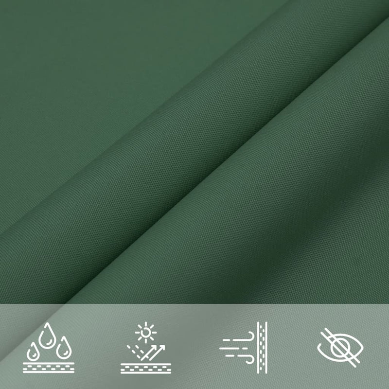 Parasole a Vela Oxford 3,5×5 m Rettangolare Verde Scuro - Image 12 of 40
