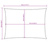 Parasole Vela Oxford Rettangolare 2,5×4,5 m Blu - Image 29 of 40