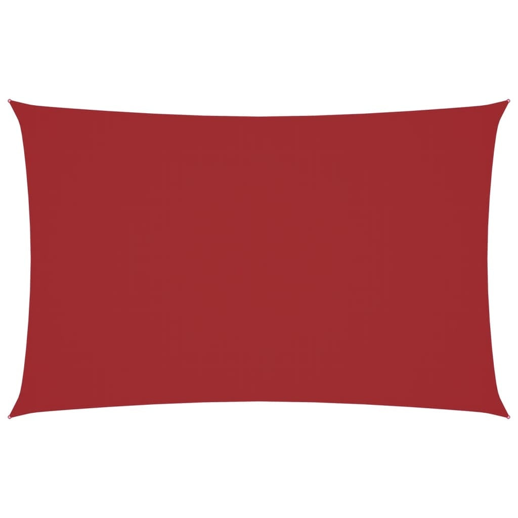 Parasole a Vela Rettangolare Oxford 2×5 m Rosso - Image 6 of 40