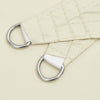 Parasole a Vela in Tessuto Oxford Rettangolare 3×4,5 m Crema - Image 13 of 36