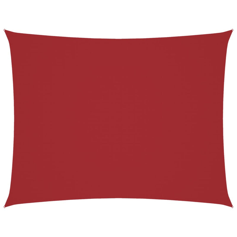 Parasole a Vela Oxford Rettangolare 2,5×4 m Rosso - Image 5 of 40