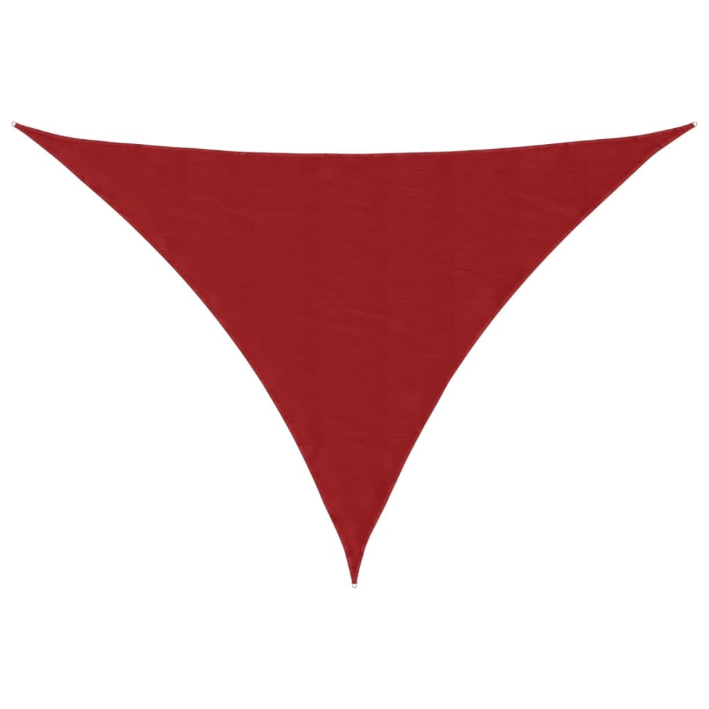Parasole a Vela in Tessuto Oxford 3×4×5 m Rosso - Image 7 of 40
