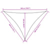 Parasole a Vela in Tessuto Oxford 3×4×5 m Rosso - Image 29 of 40