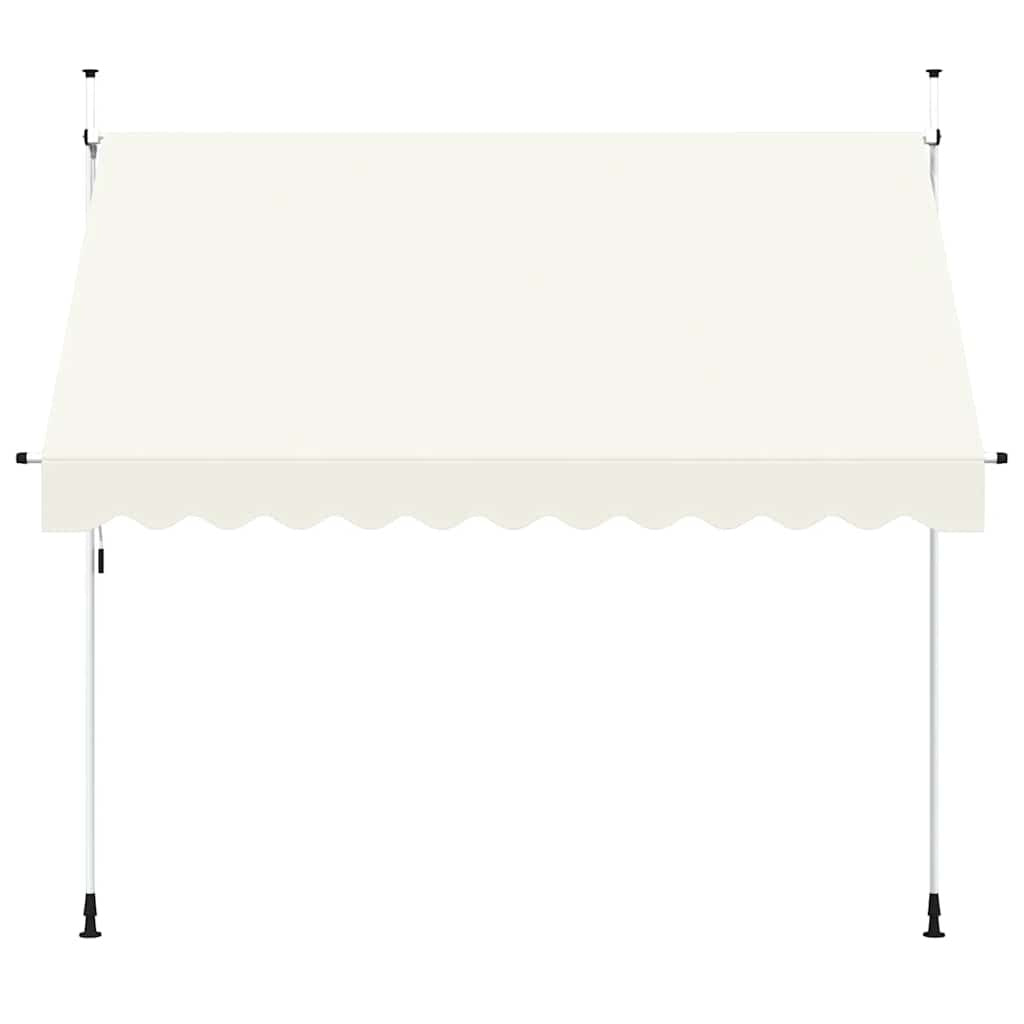 Tenda da Sole Retrattile Manuale 300 cm Crema con Telaio in Acciaio - Image 8 of 250