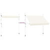Tenda da Sole Retrattile Manuale 300 cm Crema con Telaio in Acciaio - Image 19 of 250