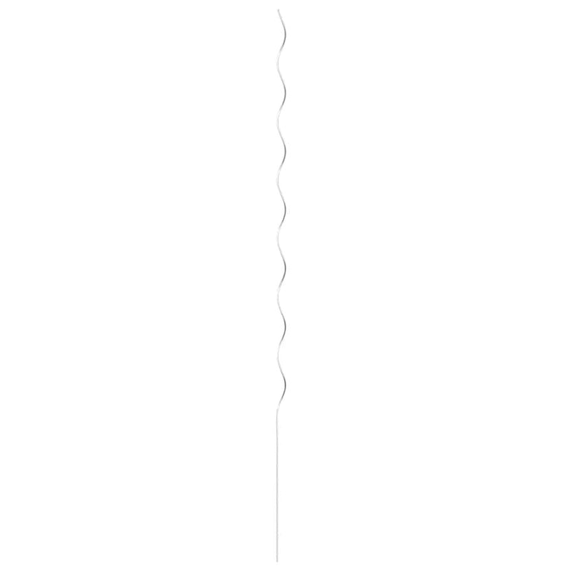 vidaXL Soportes en espiral para plantas de acero galvanizado 170 cm (50 piezas) - Image 18 of 40